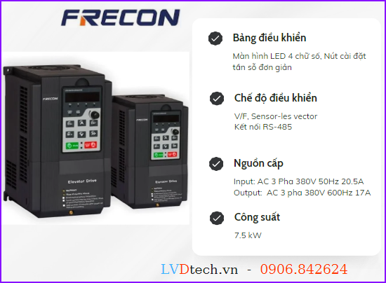 Biến tần FRECON FR500A-4T-7.5G/011PB