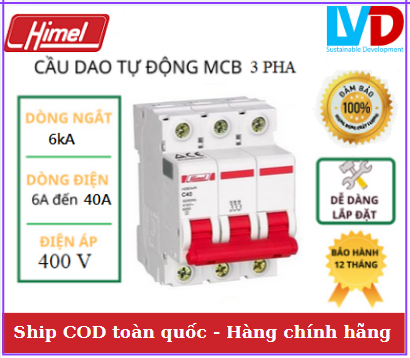 Cầu dao tự động MCB 3 pha Himel