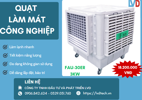 Quạt Làm Mát Công Nghiệp Cho Nhà Xưởng