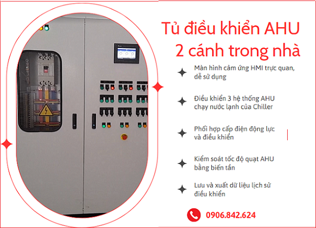Tủ điện điều khiển AHU 2 cửa 500A