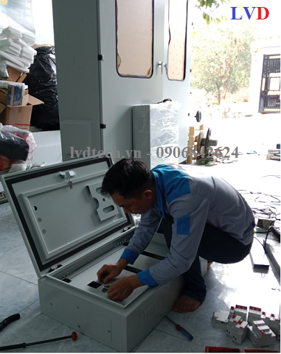 Tủ động lực cho trạm bê tông nhựa Asphalt 120T/h - Trạm trộn bê tông nhựa  Asphalt - Công ty cổ phần thiết bị nhiệt Việt Nam V.T.E
