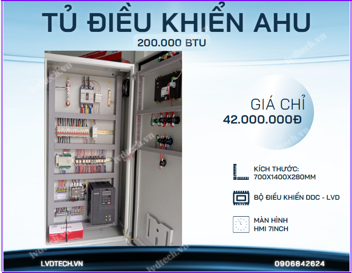 Tủ điều khiển AHU 200000 BTU