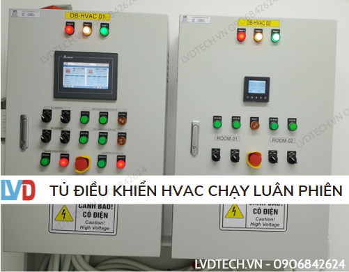 Tủ điều khiển HVAC chạy luân phiên