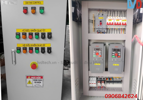 Tủ điều khiển quạt làm mát nhà xưởng