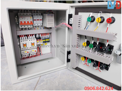Tủ điều khiển và bảo vệ quạt công nghiệp 3 pha