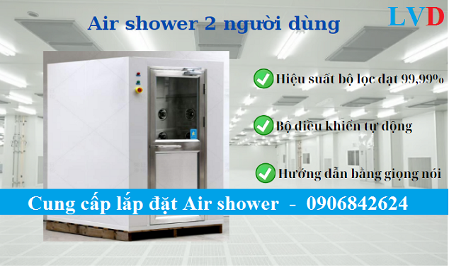 Thiết bị Air shower 2 người